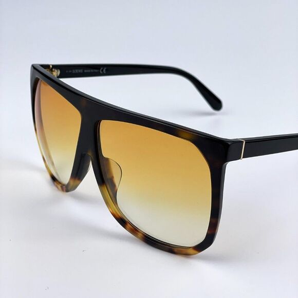 NEW Loewe LW40001F FILIPA 56E Dark Havana Blond Brown Shield Women Sunglasses